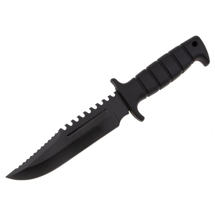 Katonai kés, Depox®, Military Combat, 29 cm, fekete