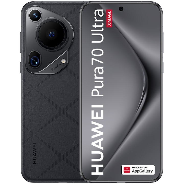 Huawei Pura 70 Ultra Mobiltelefon, 512GB, 16GB RAM, Fekete