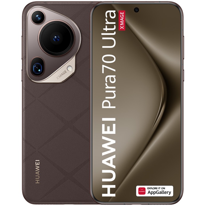 Telefon mobil Huawei Pura 70 Ultra, 512GB, 16GB RAM, BROWN