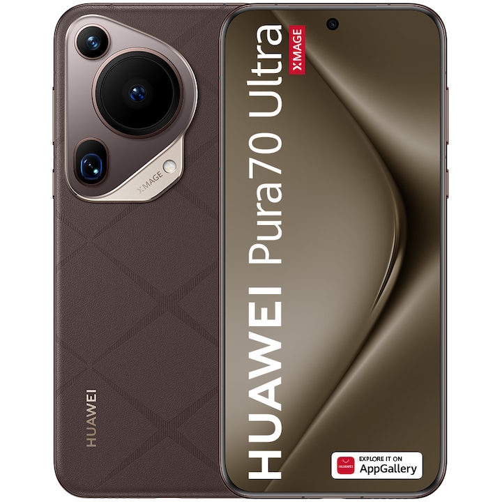 Huawei Pura 70 Ultra Mobiltelefon, 512GB, 16GB RAM, Barna