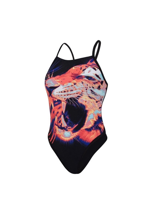 Дамски бански костюм, Speedo, полиестер, многоцветен, L