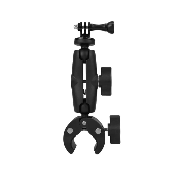 Поставка за кормило, За GoPro Hero 1 2 3 + 4 5 6 7 8 9 10 11 12 Session Mini Max Fusion, insta360 One X, SJcam, DJI Action, Универсална, Велосипед, Мотоциклет, С 1/4 винт, Размер L