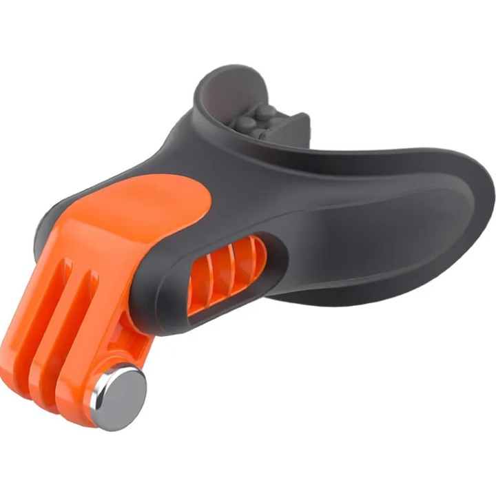 Suport Camera cu Prindere in Gura, Compatibil cu camere de Actiune GoPro, insta360, SJcam, DJI Action, Telefoane, Universal
