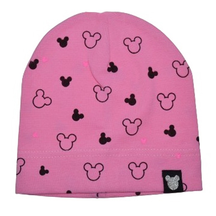 Caciula pentru fete Mini Junior MJ0105-60, Roz 48-50 CM Standard