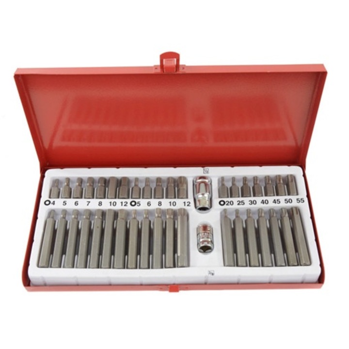 Set 42 bucati biti hexagonali torx, spline, lt-a1127-1