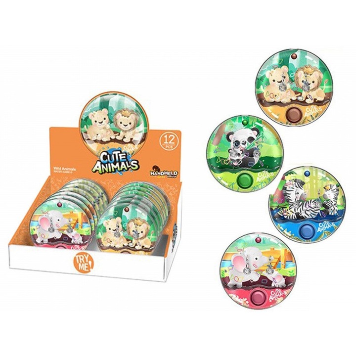 12 db-os MADEJ interaktív vízijáték készlet, 3 év feletti gyerekeknek, színes