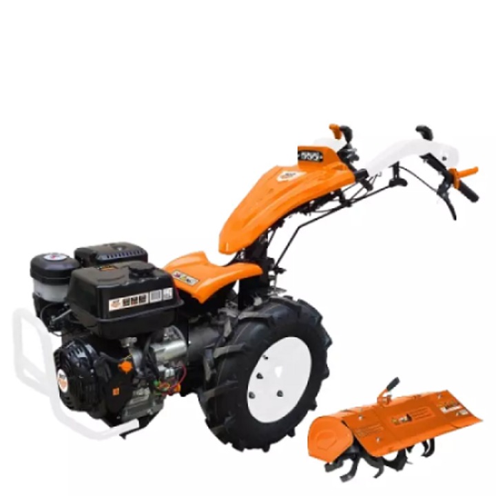 Motocultivator RURIS 977S, motor benzina 4T, 420 CC, 16 CP, 5 viteze, roti 5.00-10, cu freza de sapat S977