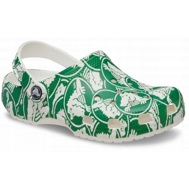 Saboti Copii, Crocs, Classic Duke Print Clog, Verde, Verde