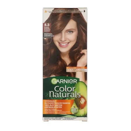 Vopsea de par permanenta Garnier Color Naturals 4.3 maro auriu natural ...
