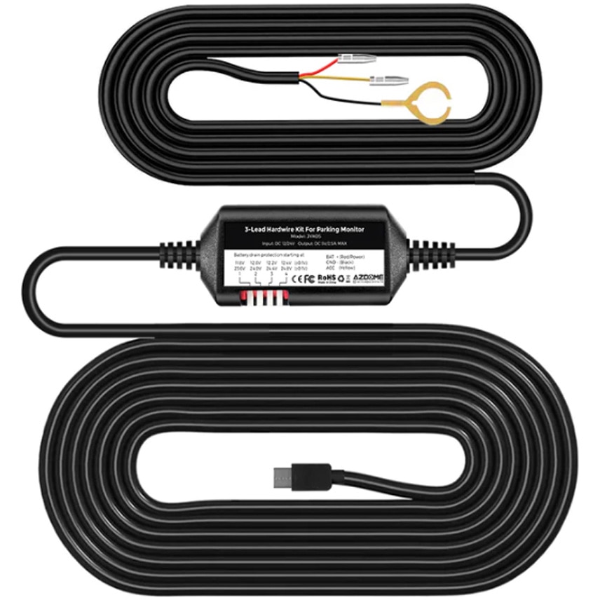 Kit cabluri Hardwire AZDOME JYX05 compatibil cu M330/M580-2CH/M580-3CH