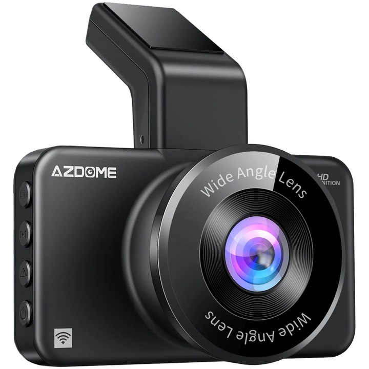 Видеорегистратор AZDOME M17 FHD 1080P, WiFi, Нощно виждане, 150°, 3" екран, Специално приложение, G-сензор и наблюдение на паркиране
