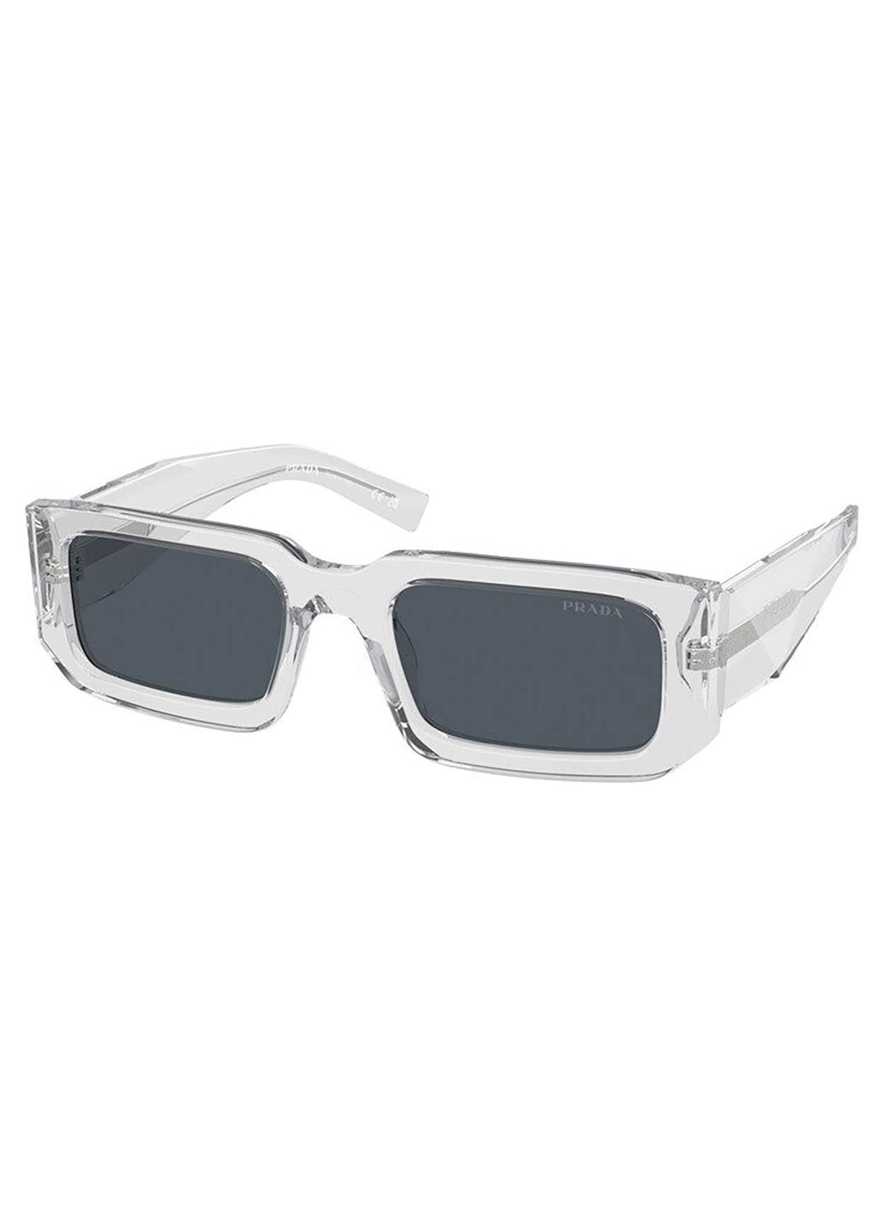 Ochelari de soare barbati, Prada 06ys, gri transparent, 53x21x145