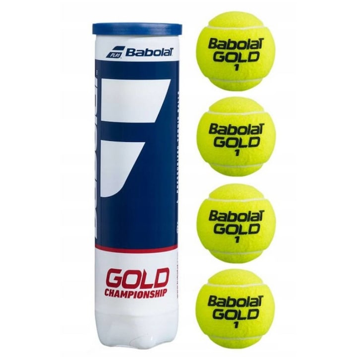 Set 4 mingi tenis, Babolat, Galben