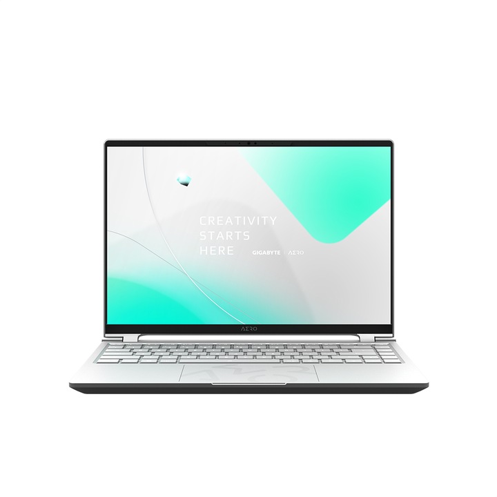 Gigabyte Aero 14 Laptop, 14", Intel Core i7-13620H (10 magos) processzor akár 4.9GHz, NVIDIA GeForce RTX 4050 (6 GB GDDR6), 16 GB 5200 MHz LPDDR5, 1TB SSD, Bluetooth 5.2, Nemzetközi billentyűzet, Windows 11 Home, ezüst