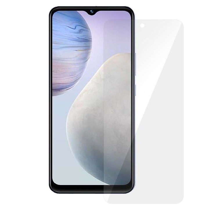 SILKASE fólia Vivo Y02-hez, képernyővédő, megújuló szilikon