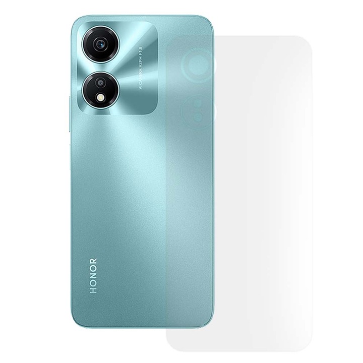 SILKASE matt hátfólia Honor X5 Plus-hoz, hátvédő, szilikon