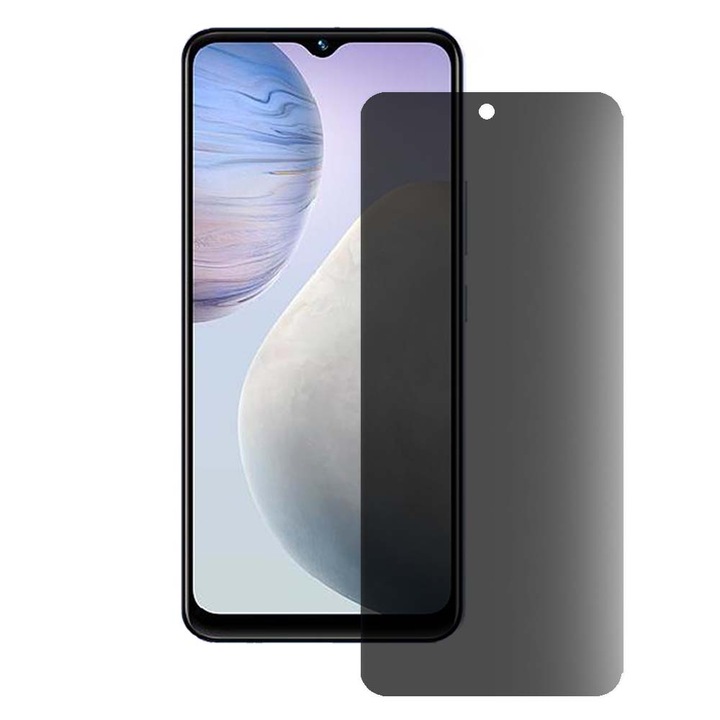 SILKASE matt adatvédő fólia Vivo Y02-hez, képernyővédő, szilikon