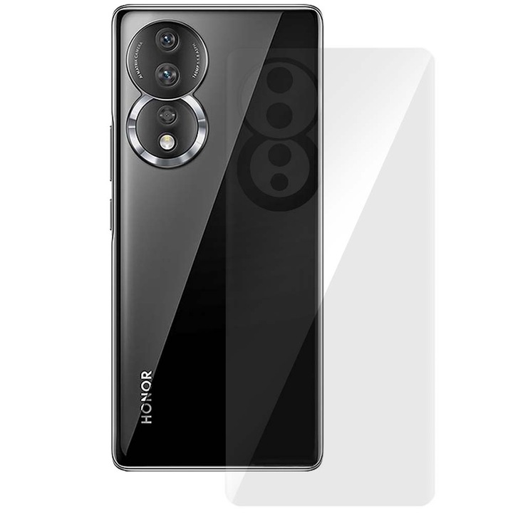 SILKASE hátfólia Honor 80-hoz, hátvédő, megújuló szilikon