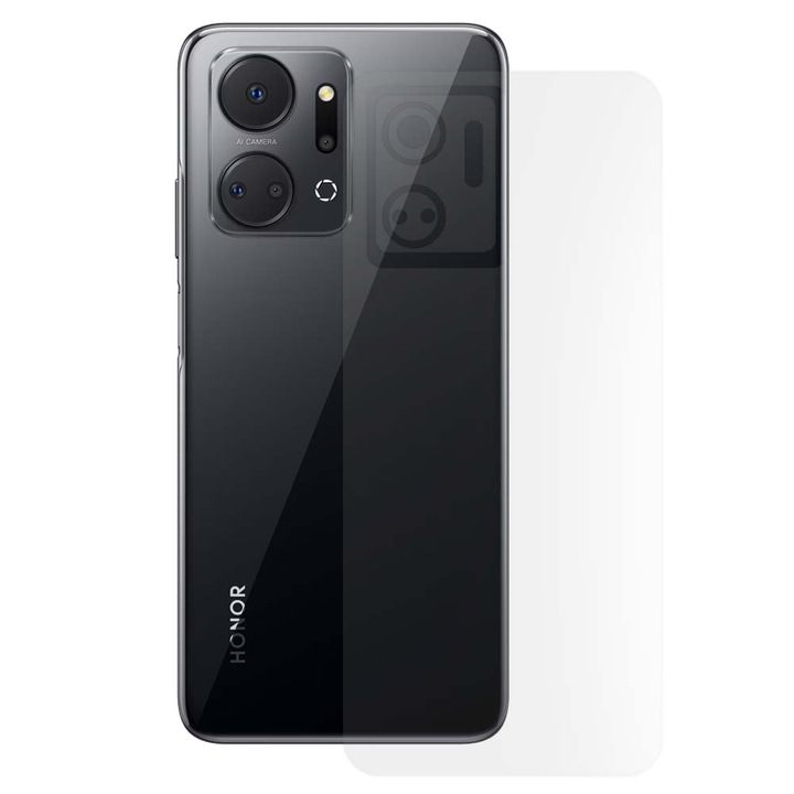 SILKASE matt hátfólia Honor X7a-hoz, hátvédő, szilikon