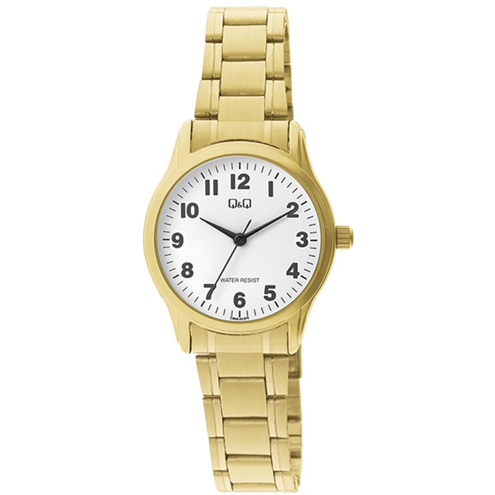 Q&Q C09A-012PY Női analóg karóra, arany