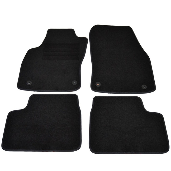 Автомобилни стелки BestAutoVest, 4 броя, Текстил, За Opel Astra H 3 / 4 / 5, LOC SW 3 / 04 / 11 / 12, Черен