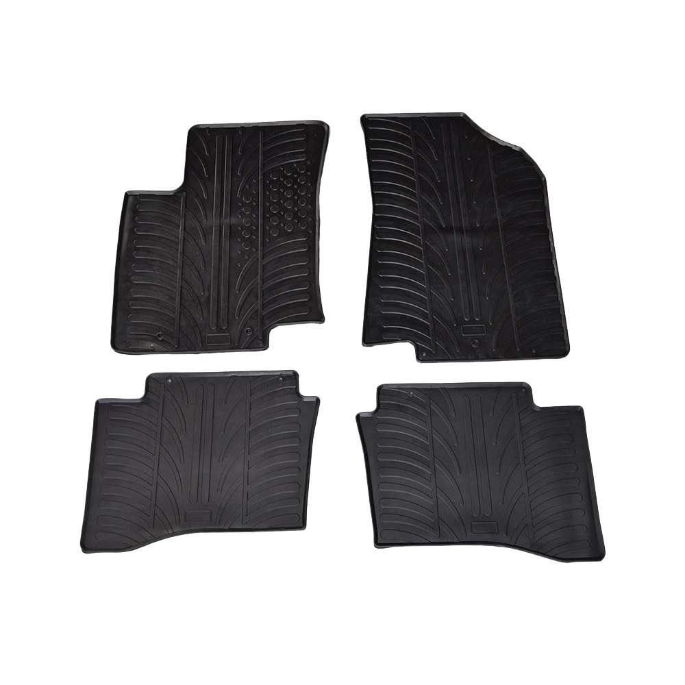 Set covorase auto Gledring din cauciuc, pentru Kia Rio Hatchback 2011-> (5usi), 4 buc.