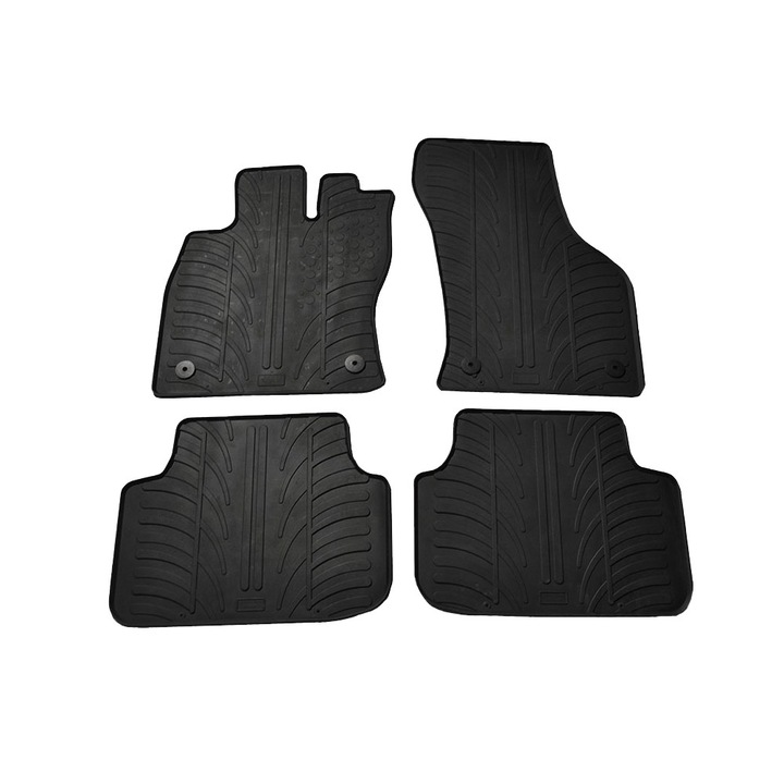 Set covorase auto Gledring din cauciuc, pentru Skoda Octavia 3 2013- presuri auto, 4 buc.