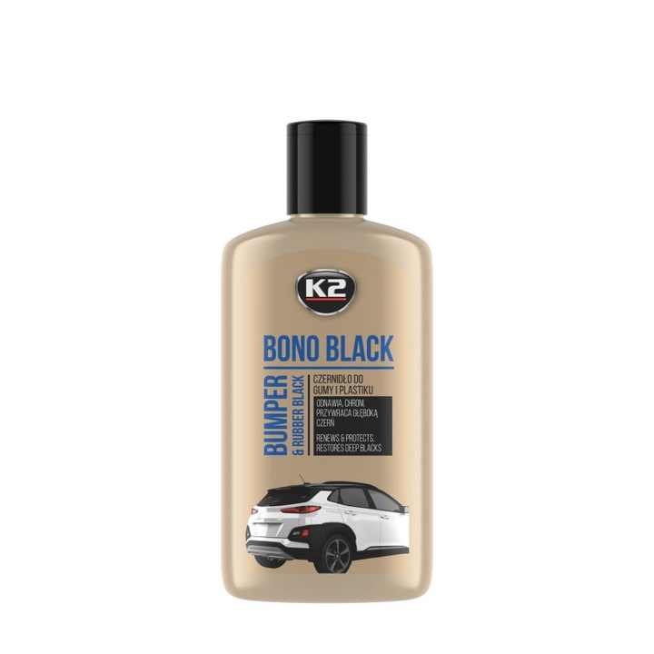 Препарат за грижа за гуми и черни пластмасови елементи K2 BONO BLACK 250мл