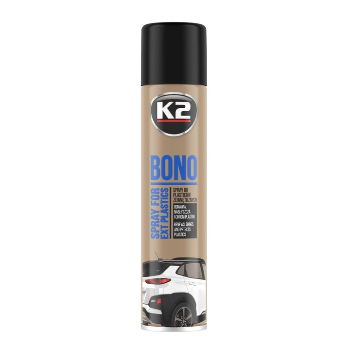 Spray protejare si lustruire elemente plastice auto K2 BONO 300ml