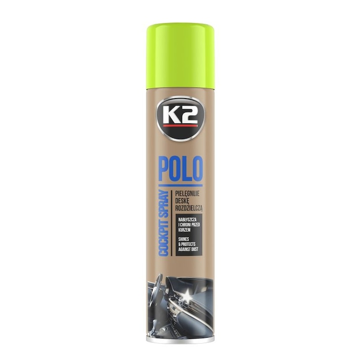 Műszerfalápoló spray K2 POLO COCKPIT 300ml Mar Verde