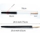 Set 2 bucati Perie de curatare extra-lunga pentru canale, uscatoare si calorifer, Manere din lemn, flexibila, 75 cm, enkourakoko®