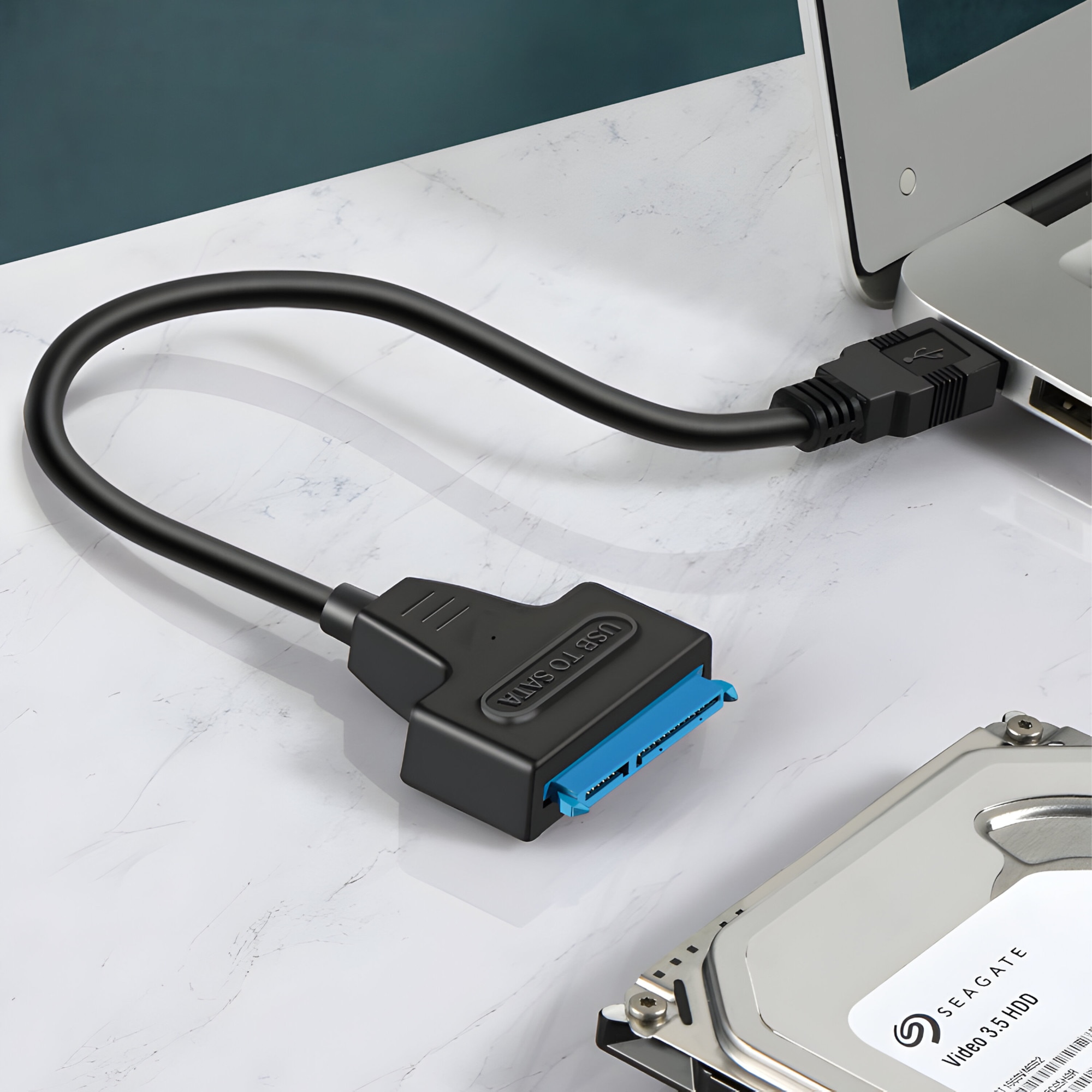Adaptor USB 3.0 la SATA III RETOO Connect pentru Transfer de Date HDD ...