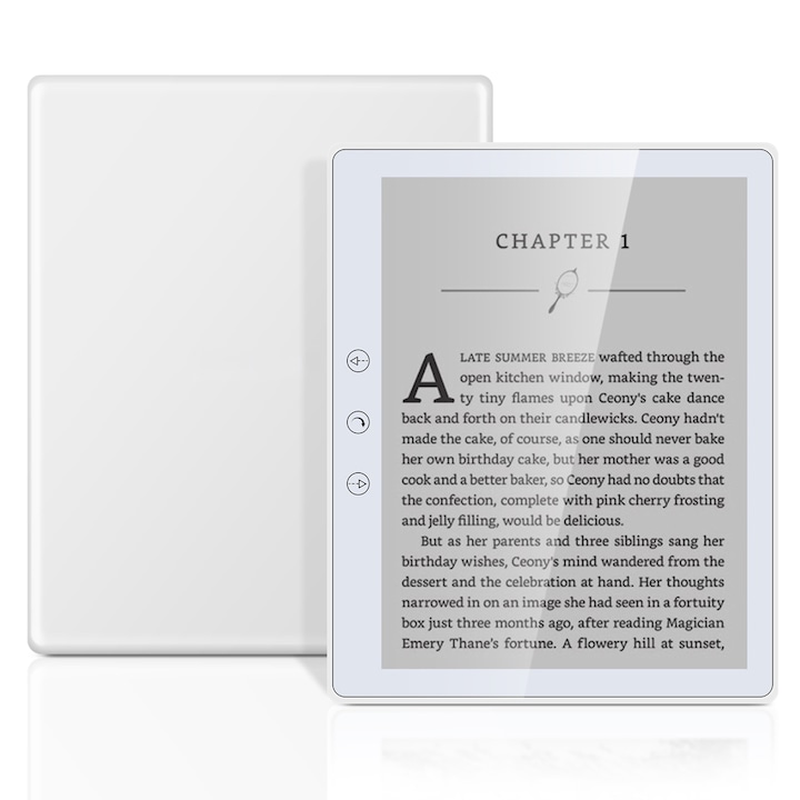 EBook Reader 2024, 32GB, дисплей 6" 300 ppi, 1 GB RAM USB Type C, WI-FI, Culoare Alb