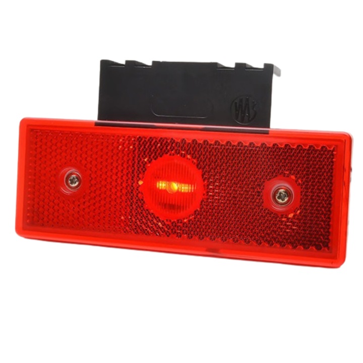 Lampa gabarit LED WAS 1413 W201, 12V-24V, pozitie culoare rosu