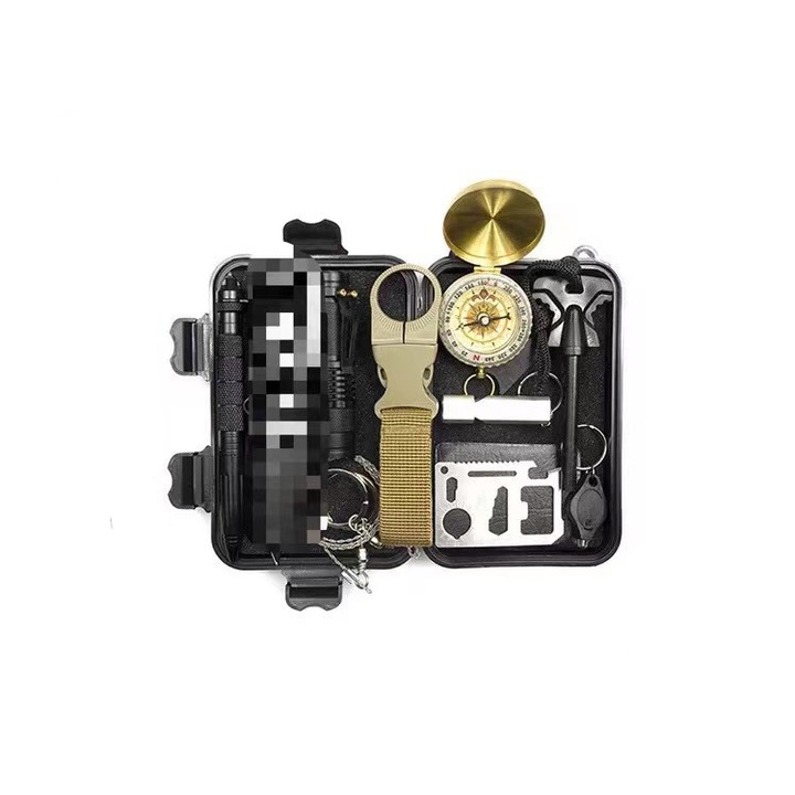 Многофункционален комплект за оцеляване, оборудван с 13 инструмента, преносим дизайн, лесен за съхранение