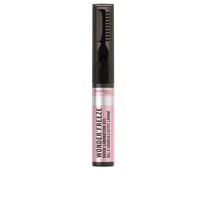 Gel de laminare pentru sprancene, Rimmel London WONDER' FREEZE, 001 clear, 6 g