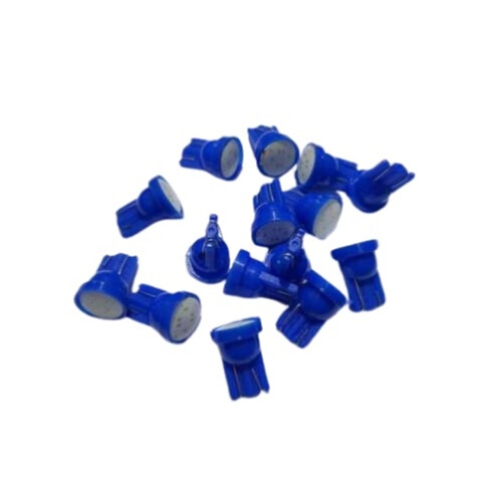 Led auto, GyafiTuning, T10 2W COB, albastru, W5W