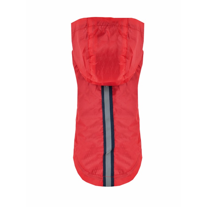 Pelerina ploaie Reflective, Rosu, XL
