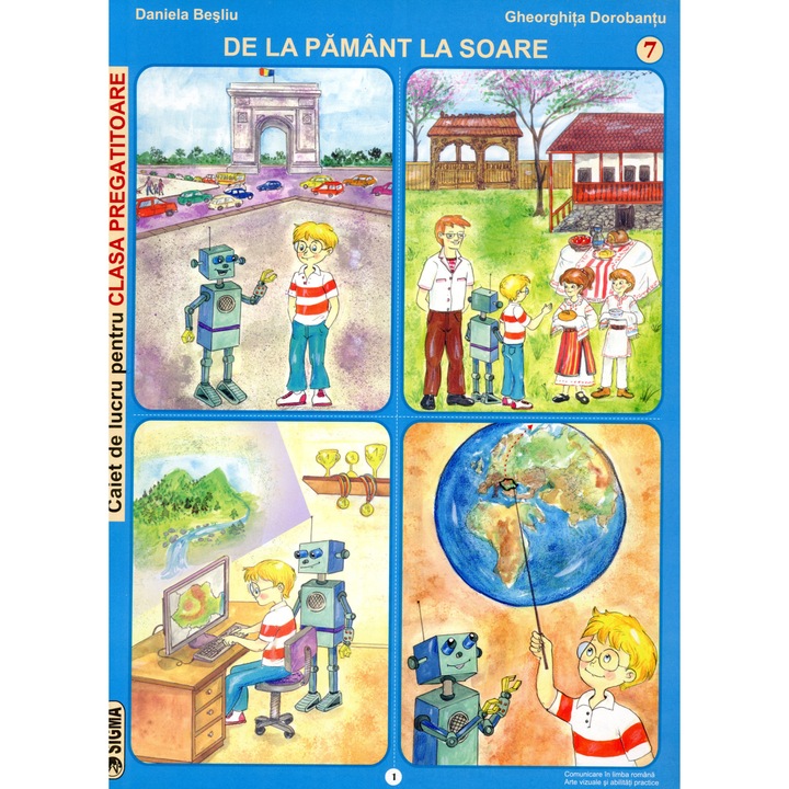 Set 4 caiete de lucru pentru clasa pregatitoare - Nicoleta Stanica