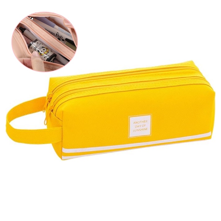 Penar multifunctional, 19.5x7.5x7.5cm, galben