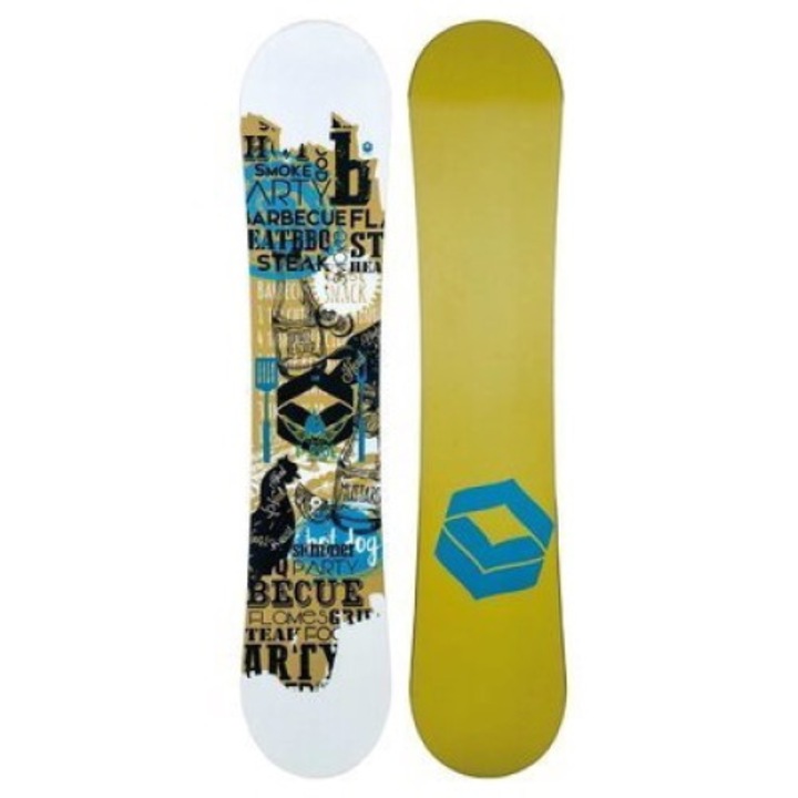 Placa Snowboard, FTWO, T-Ride 906226, galben, 130 cm