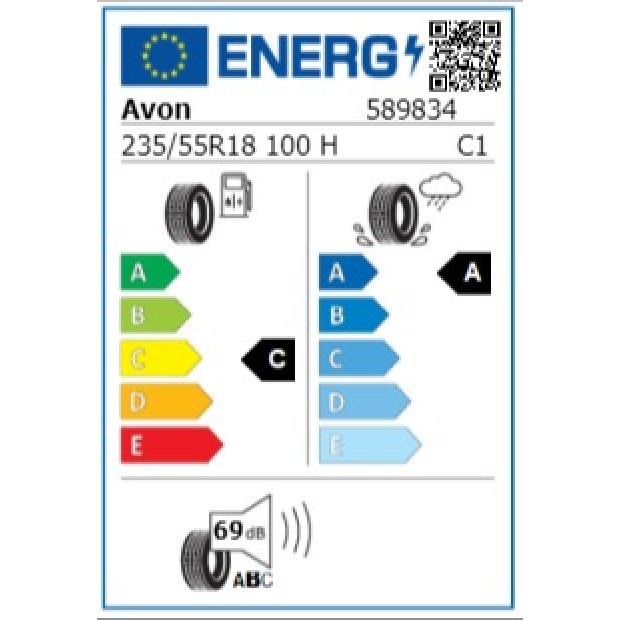 Anvelopa Autoturism Vara Avon ZX7 made by Goodyear 235/55 R18 100 H ...