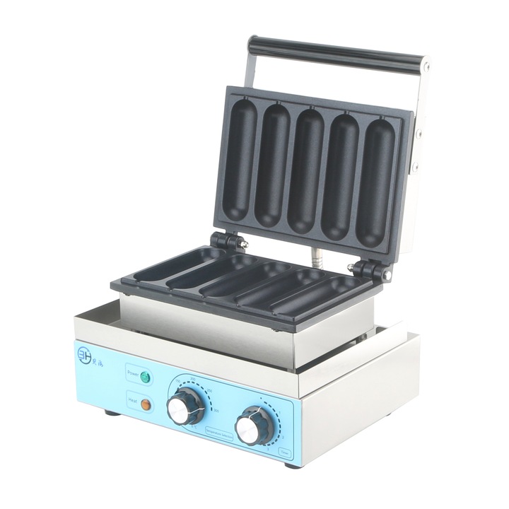 Професионален уред за гофрети под формата на близалки гофретник корн дог и хот дог BH-1017 CUKUS