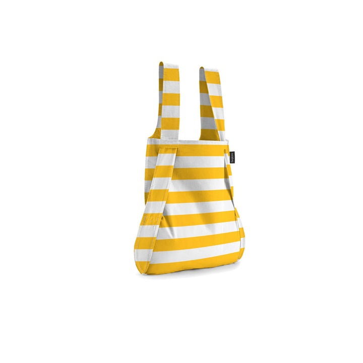 Sacosa-rucsac, Notabag, Golden Stripes, 15kg, 45x65 cm