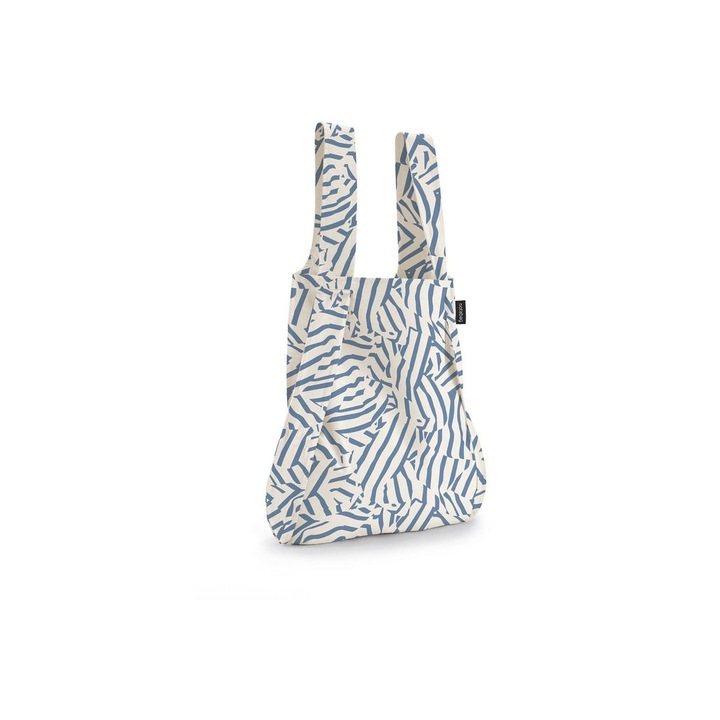 Sacosa-rucsac, Notabag, Blue Twist, 15kg, 45x65 cm