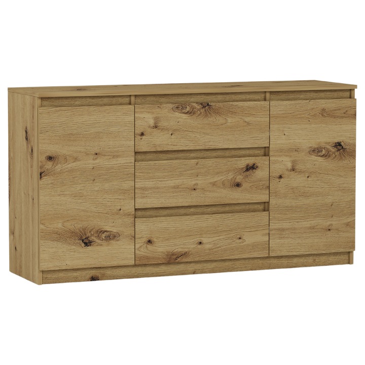 Comoda moderna, PVC, R-140-S3 ARTISAN, 76x40x140