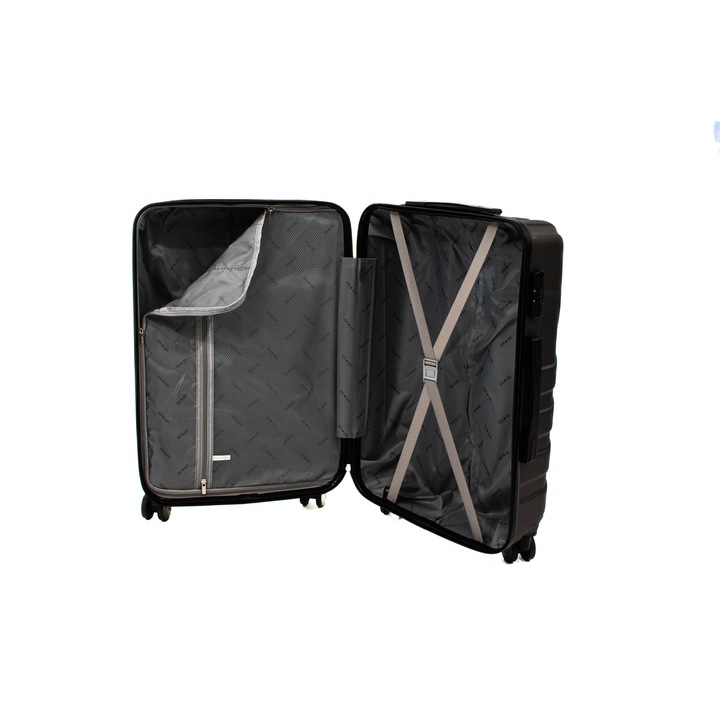 Куфар Lamonza Malibu 65x42x26 см 3,2 кг, тъмно сив