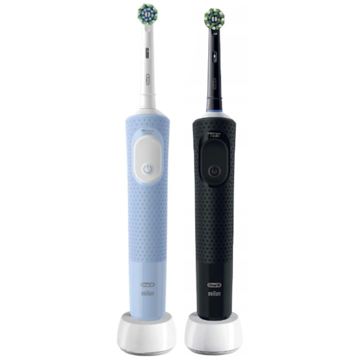 Електрическа четка за зъби Oral-B Vitality Pro D103 Duo Black Blue