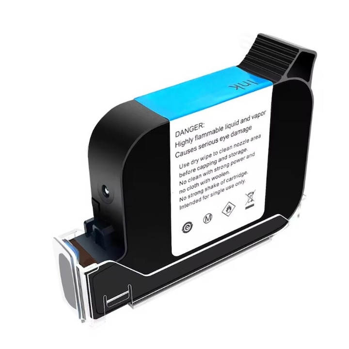 Cerneala compatibila Epson cyan / albastra Agfa Photo in flacon de 100ml