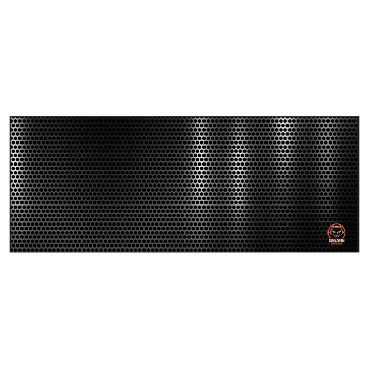 QWare Gaming GMM-PADXL, Геймърска подложка за мишка, XL Large, 89 x 34 см, Гумена тъкан, Черна